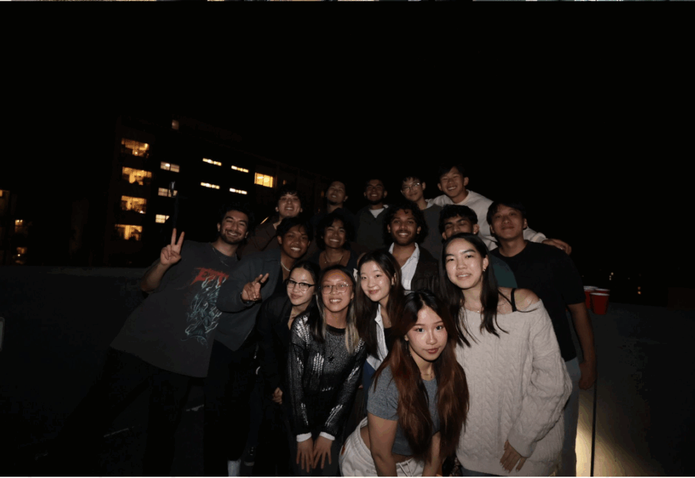 APO Members exhibiting fellowship.